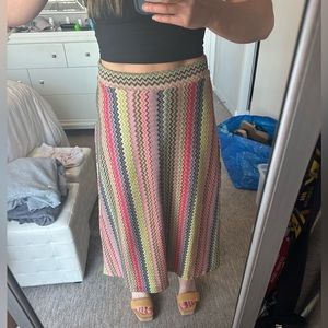 Anthropologie Maeve Knit Midi Skirt. S Petite